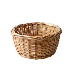 Fototapeta premium empty basket mock-up on transparent background
