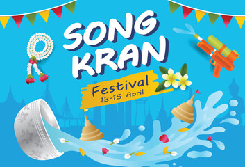 Thailand's Water Festival, Songkran Banner