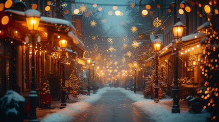 クリスマスの街