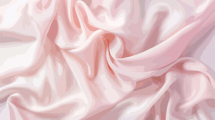Texture of soft pink fabric as background top view