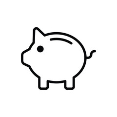 Piggy Bank vector icon