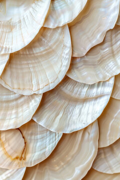 Beautiful scaly texture from mother of pearl shell mosaic as background.