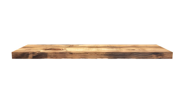 Transparent picture of wooden board