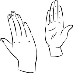 Clap de main - Célébration entre amis