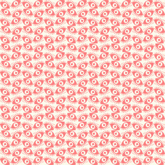 Eyes Seamless Pattern Background Red
