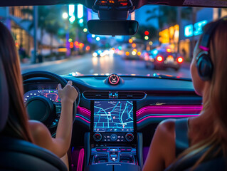 Use of self-driving cars with voice assistant, Autonomous driving vehicle