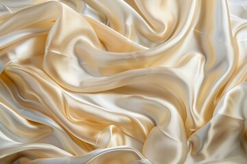 Luxurious silk fabric rippling in a gentle breeze, abstract  , background