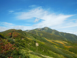 飯豊山の風景