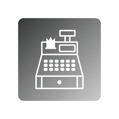 cash register icon vector
