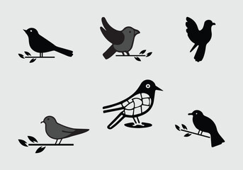 Cuckoo minimal icon illustration design