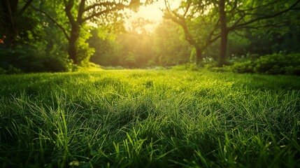 Image of a lush green grass field.