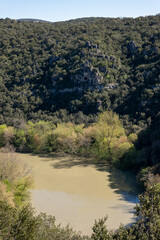 river in the mountains