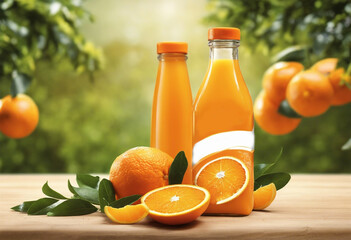 orange juice splash, fresh orange juice,  orange juice and fruits, orange juice and oranges, fresh orange juice, orange juice splash, orange juice splash in glass, GenerativeAi illustration