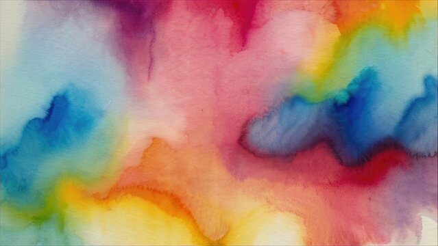 a painting of a watercolor painting with a water splash and a spray of paint