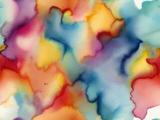 Colorful Rainbow watercolor background - abstract texture