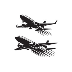 Plane icon vector illustration