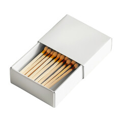 Box of matches is opened and the matchsticks are visible