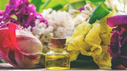 essential oils of various flowers