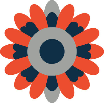 flores, icon colored shapes