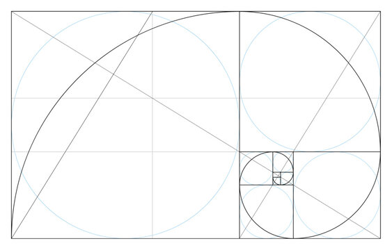 Ratio used in design, golden ratio 1:1.618