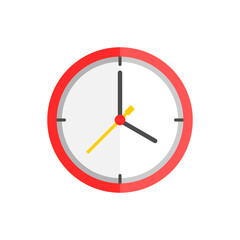 Clock Vector Transparent Background. Simple Illustration. Perfect for Web and Mobile Icon.