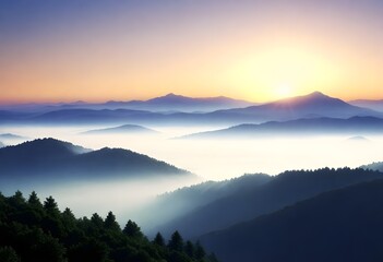 Invigorating-Morning-Sunrise-Over-A-Misty-Mountain (20)