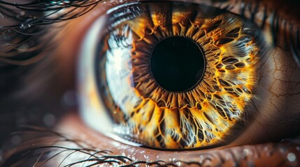 Explore the intricate details of the human eye with extreme macro photography, revealing mesmerizing patterns and textures unseen by the naked eye.
