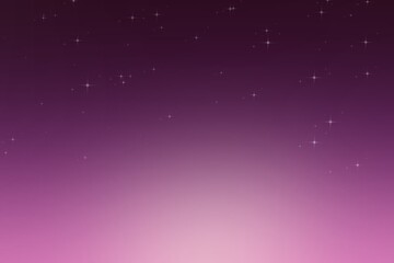 The gradient background is layered in various colors with sparkles.
