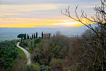 Sunset Over Umbria, Italy March 2024