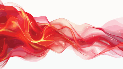 Red fire abstract background flat vector