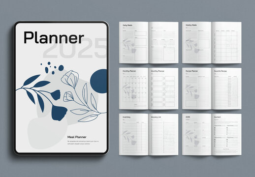Planner Template Design Layout