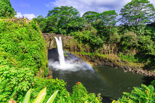 Hawaii, Rainbow Falls in Hilo.