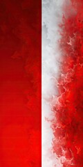 abstract split red and white background with grunge texture effect