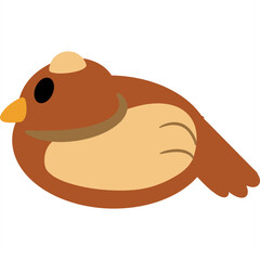 EPS file 3000*3000 300 dpi. Bird.