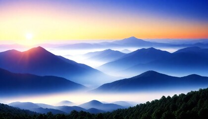 Invigorating-Morning-Sunrise-Over-A-Misty-Mountain (6)