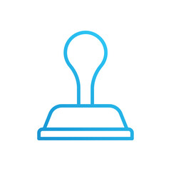 Stamp vector icon