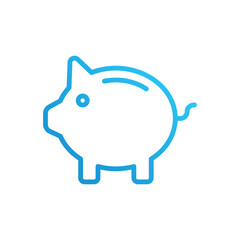Piggy Bank vector icon