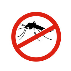 Mosquito warning illustration
