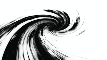 Abstract twirl motion blur background black and white
