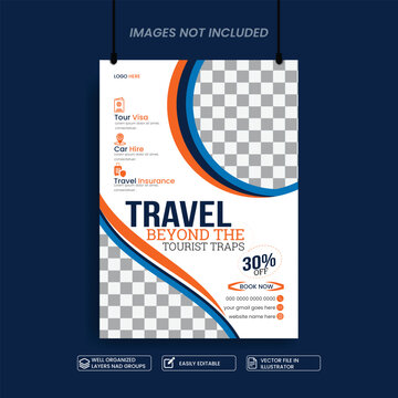 travel business flyer 