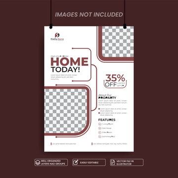 real estate agency flyer template 