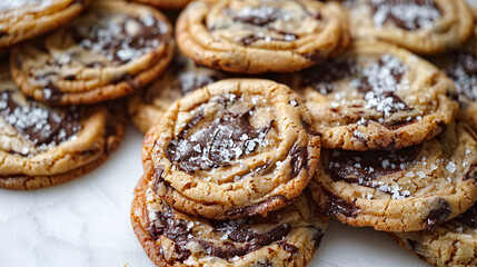chocolate chip cookies with sea salt