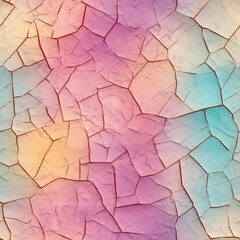 Seamless abstract cracked pastel texture pattern background