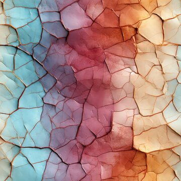 Seamless abstract cracked pastel texture pattern background