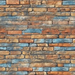 Seamless vintage bricks texture background