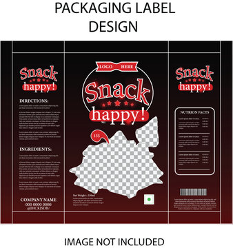 Bags of potato chips and snack food packets in tubes