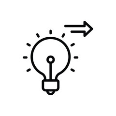 Forward Thinking vector icon