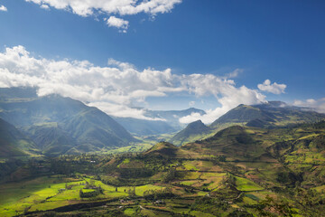 Rural landscapes in Ecuador