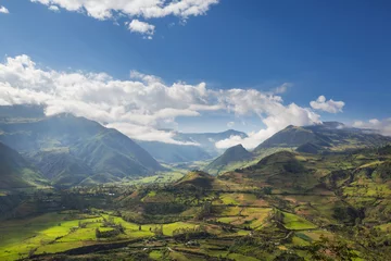 Gordijnen Rural landscapes in Ecuador © Galyna Andrushko