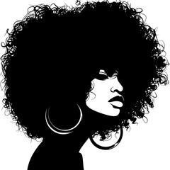 Black woman SVG,  Afro woman SVG, black woman silhouette svg, strong black woman svg, black woman heart svg, black afro woman svg